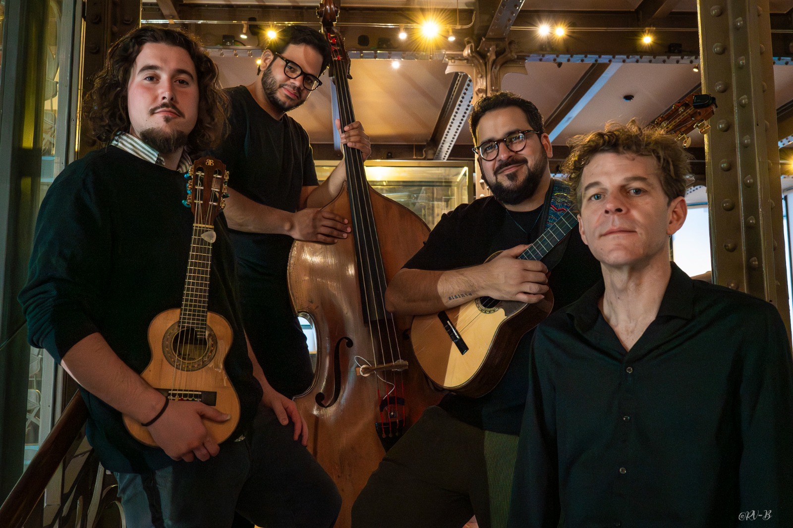 MANOA Quartet together indoors